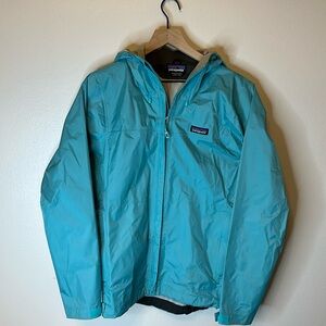 Patagonia Torrentshell 3L Jacket Women's Size Medium, Aqua Blue Color